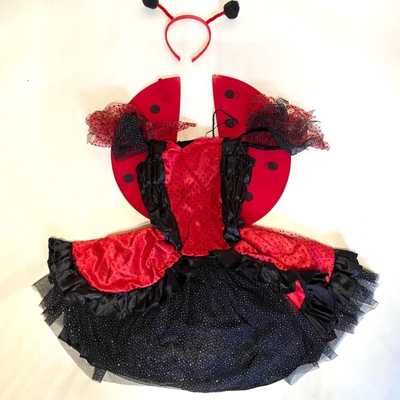 Girls Ladybug Costume Size Large (12/14) - Picture 11 of 11